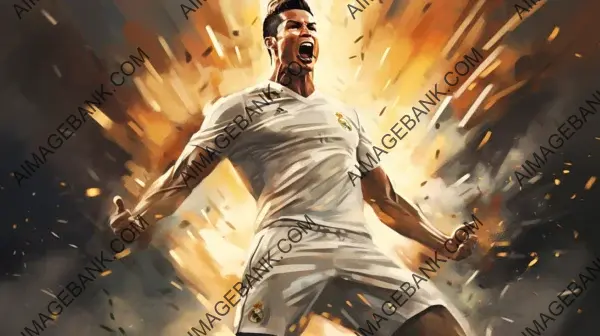 Create Cartoonish Caricature of Cristiano Ronaldo