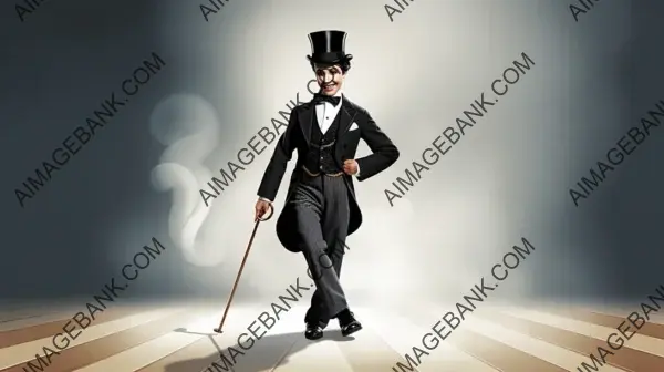 Create Whimsical Portrayal of Charlie Chaplin