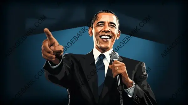 Craft Cartoonish Depiction of Barack Obama