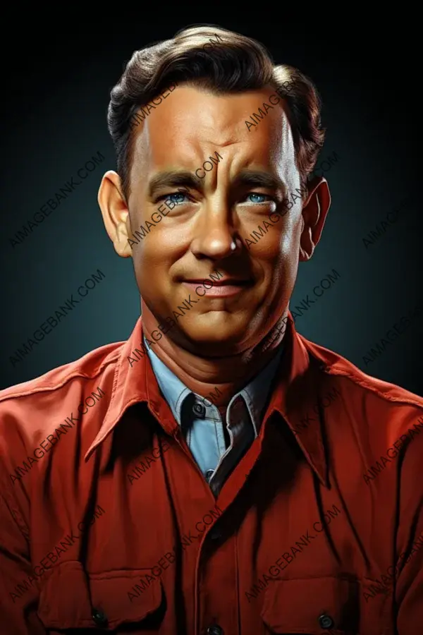 Design Tom Hanks&#8217;s Endearing Nature in Vector Illustration