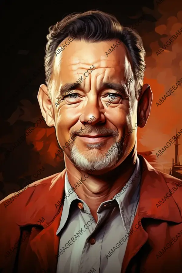 Illustrate Tom Hanks&#8217;s Charm in Vector