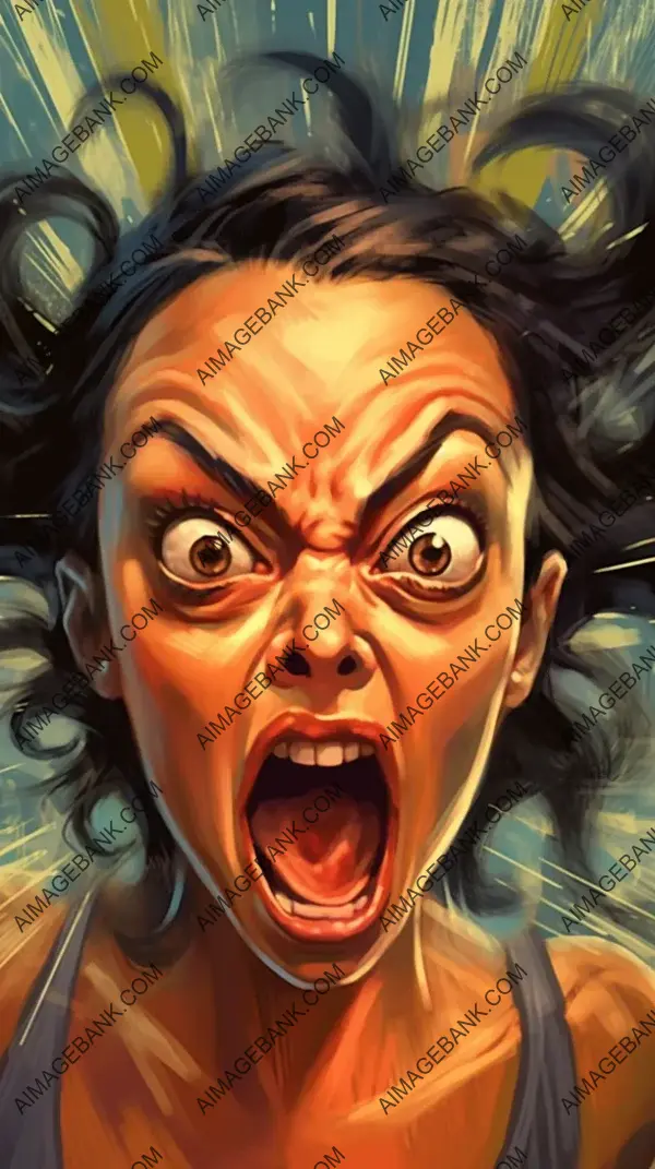 Mila kuniss caricature art: Captivating 3D Expression Unveiled.