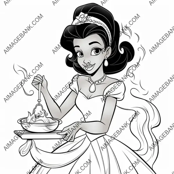 Princess Cooks: Coloring Adventure Awaits