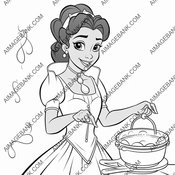 Tiana&#8217;s Magical Recipes: Coloring Enchantment