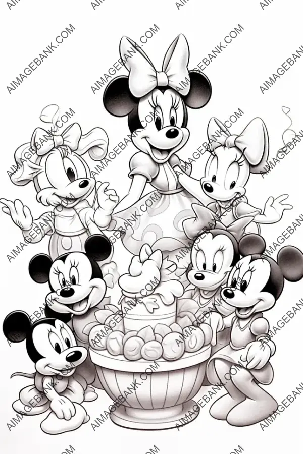 Minnie Mouse&#8217;s Cherished Moments with Her Beloved Friends