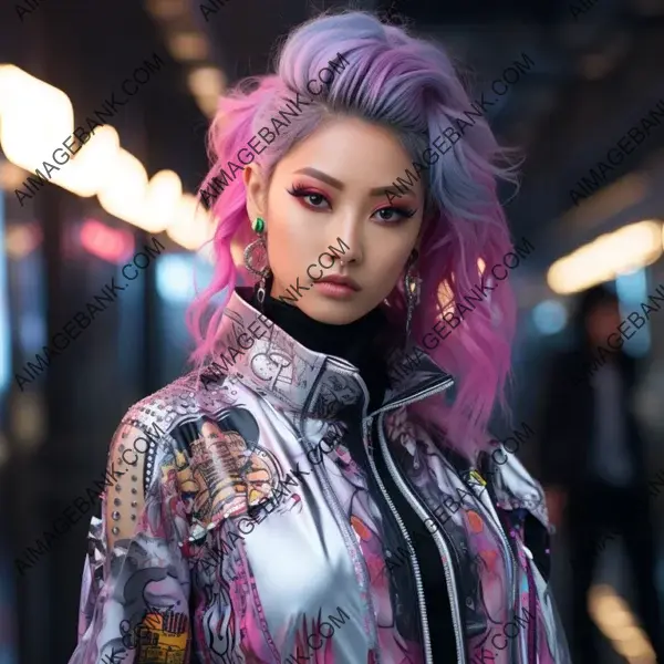 Vincent Lee&#8217;s cyberpunk collection wows the runway with its futuristic edge.