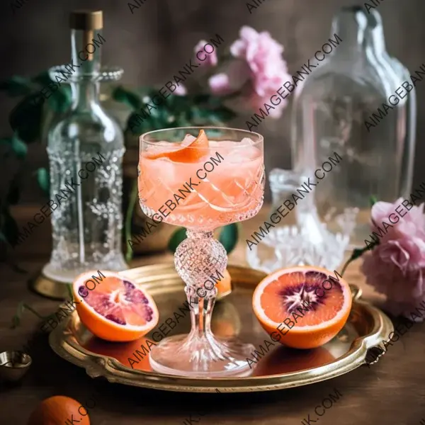 Let the elegant paloma served on an anti steal the show with its deliciousness and beauty.