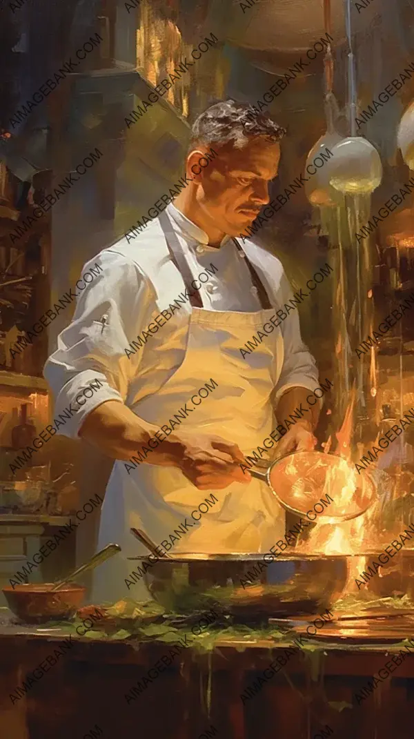 Passionate chefs wear stark white uniforms.