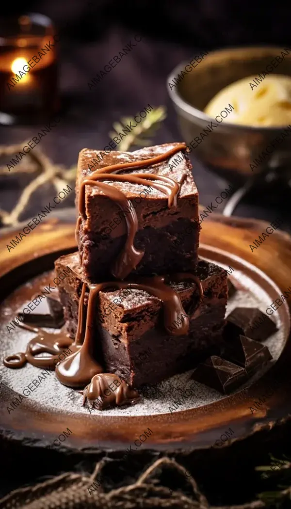 The texture of the brownie adds to the decadent experience of rich chocolate fudge and gooey center.