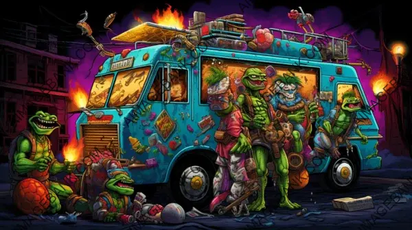 Design TMNT Party Wagon.