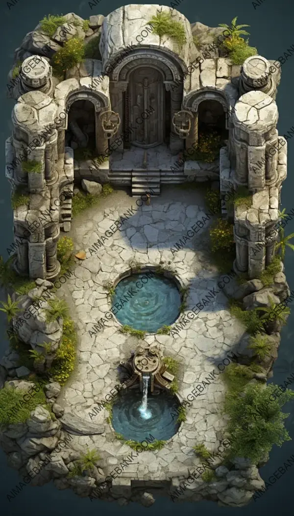 Venture into Mystery with Top-Down RPG Fantasy Ruins