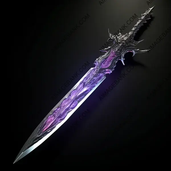 Chaos-themed bulky greatsword with a sharp razor edge