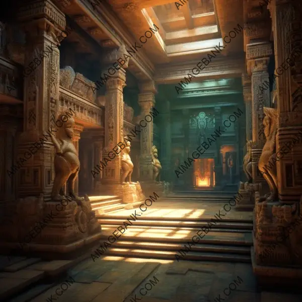 Secrets Revealed: Mysterious Beauty of Ancient Temple Interiors