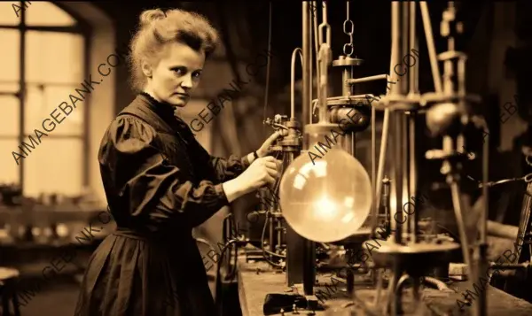 Unveiling the Pioneering Spirit of Marie Curie&#8217;s Scientific Research in a Photo