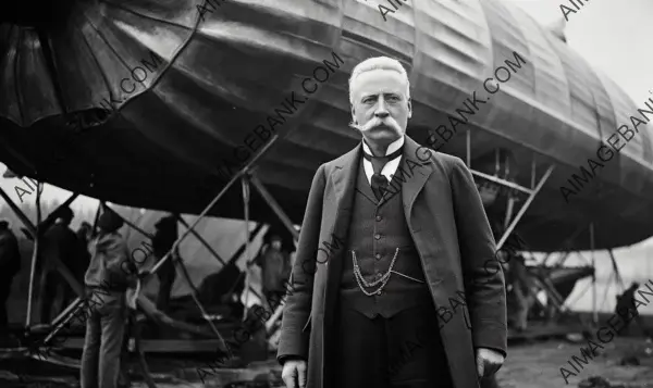 Photo: &#8220;Glimpse of Ferdinand von Zeppelin in 1900&#8221;