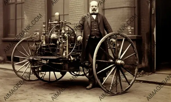 Photo: &#8220;Highlighting Gottlieb Daimler in 1886&#8221;