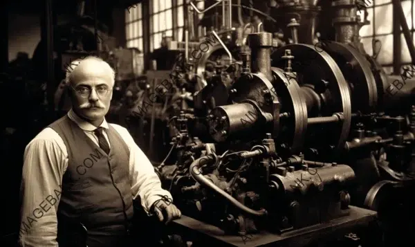 Photo: &#8220;Insightful Moment with Rudolf Diesel in 1892&#8221;