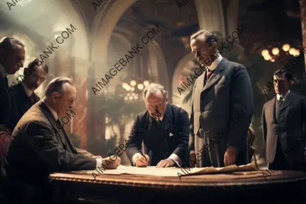 The Signing of the Treaty of Versailles: Rebuilding a Broken Continent