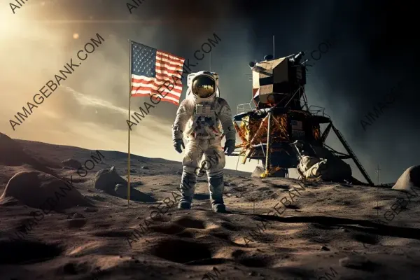 Artistic Portrayals of the Iconic Apollo 11 Moon Landing