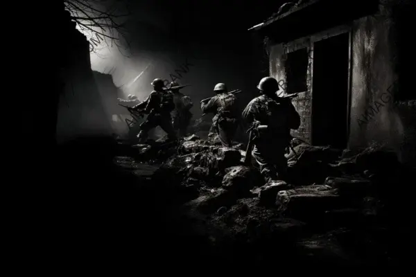 Midnight Warriors: Intense Images of WWII Soldiers in Night Raids