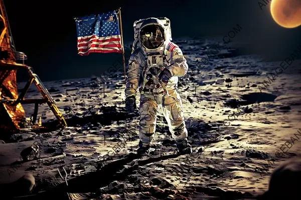 Inspiring Artistry: Depicting the Iconic Apollo 11 Moon Landing