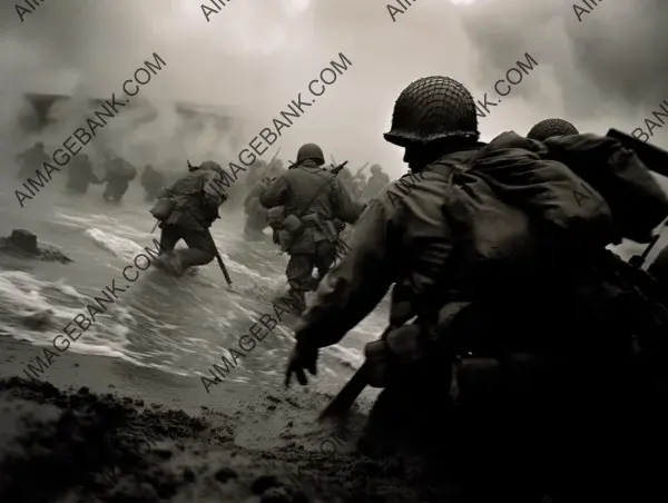 Dynamic Composition of Allied Infantry at Omaha Beach