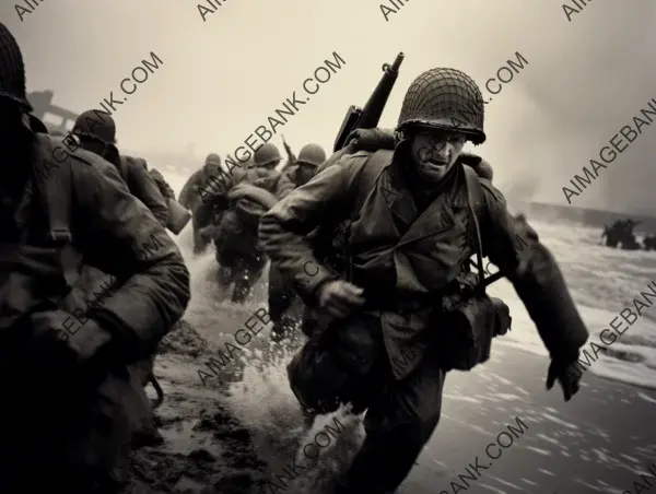 Omaha Beach: A Dynamic Composition of Allied Troops