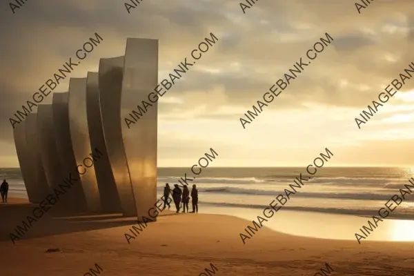 Omaha Beach Memorial: A Tranquil and Moving Photograph