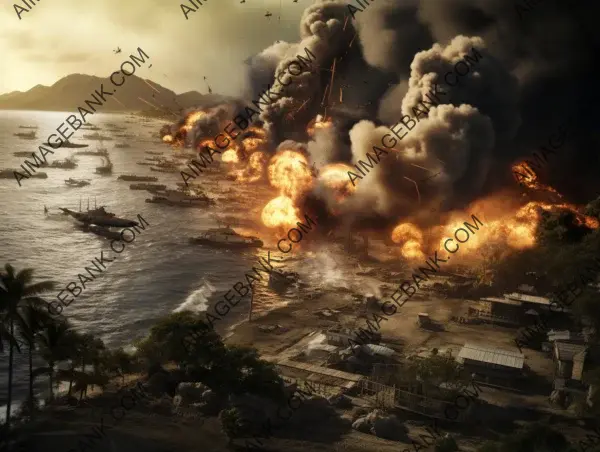 Pearl Harbor Attack: A Realistic and Haunting Image