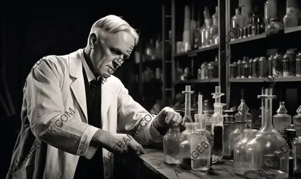 Alexander Fleming: An Engaging Snapshot from 1928, Commemorating His Monumental Breakthrough