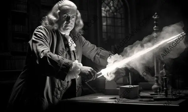 Benjamin Franklin: A Captivating Photo from 1749, Unveiling His Exemplary Accomplishments