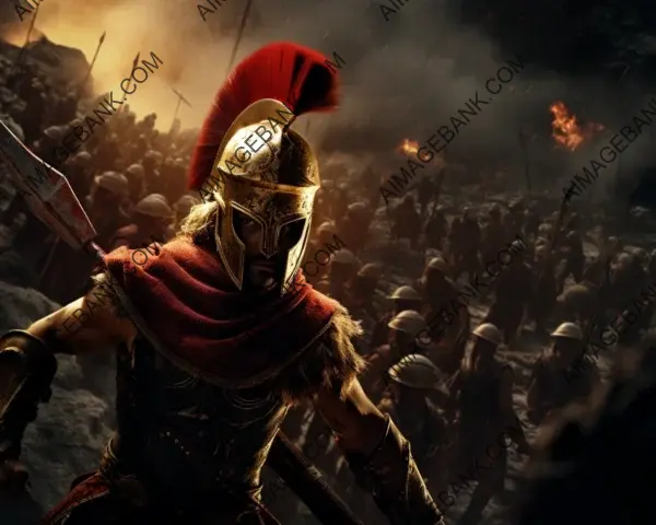 Photographic Realism: High-Quality Renders of the Battle of Thermopylae