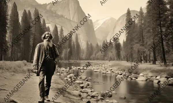 John Muir: An Inspiring Image from 1872, Reflecting His Dedication to Environmentalism