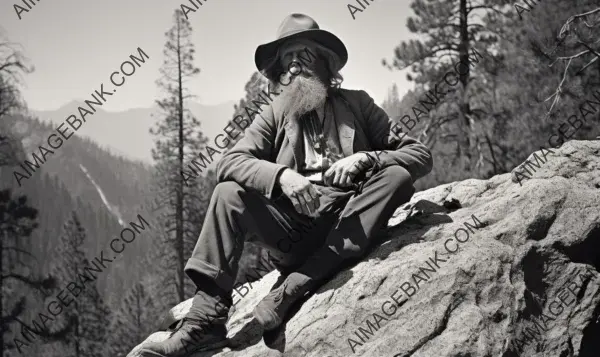 John Muir: A Captivating Photo from 1890, Documenting His Conservation Efforts in Yosemite