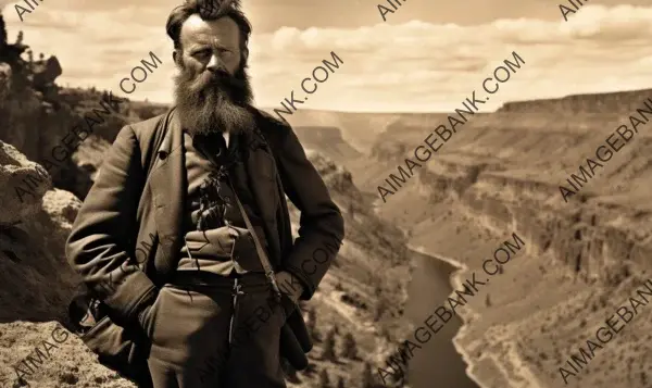 John Wesley Powell: A Striking Snapshot from 1869, Commemorating His Scientific Surveys