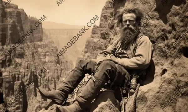 John Wesley Powell: A Gripping Photograph from 1869, Unveiling His Significant Discoveries