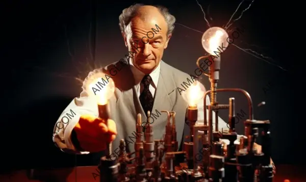 Linus Pauling: A Gripping Photograph from 1951, Unveiling His Discoveries in Structural Chemistry