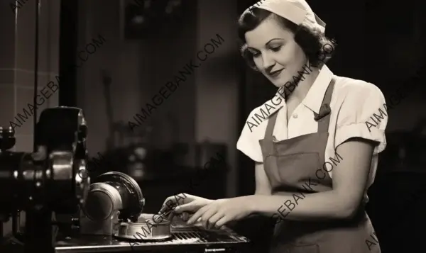 Ruth Wakefield: A Captivating Photo from 1930, Showcasing Her Delectable Invention &#8211; the Chocolate Chip Cookie