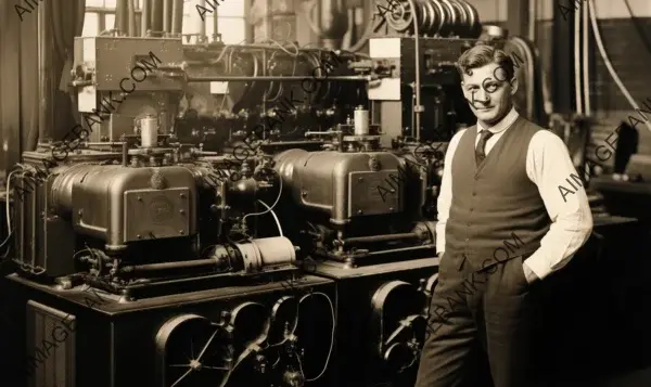 American Willis Carrier Showcasing Innovation in 1902 Photo