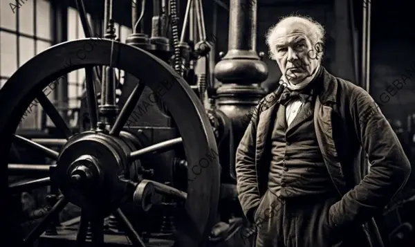 Photo: &#8220;The Engineering Marvels of James Watt, 1784, Next to His&#8221;