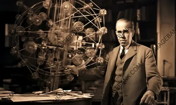 Photo: &#8220;Unraveling the Mysteries of the Atom: Niels Bohr, 1913, Presenting&#8221;