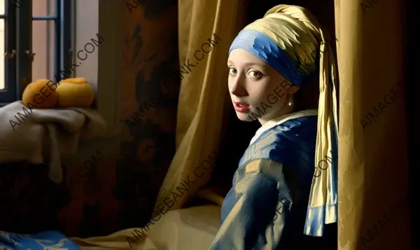 Photo: &#8220;The Enigmatic Genius: Johannes Vermeer, 1665, Captur&#8221;