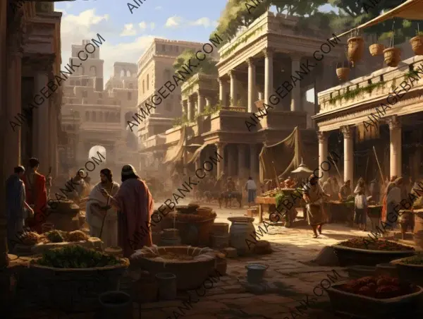 Evocative Moments: Capturing the Bustling Atmosphere of Ancient Rome