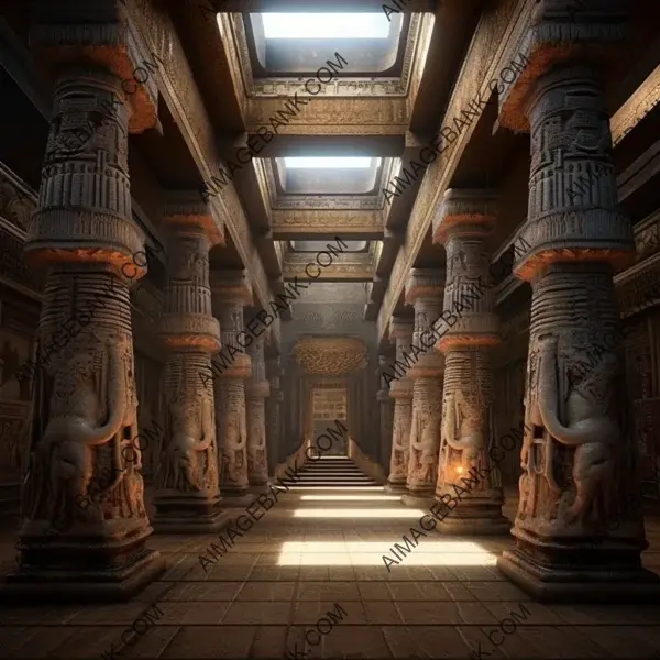 Exploring Enigmatic Ancient Temple Interiors: Unveiling Secrets