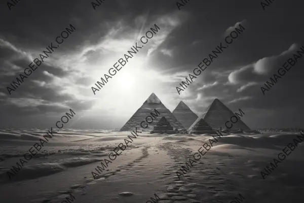 Capturing the Timeless Splendor of the Giza Pyramids in a Photo