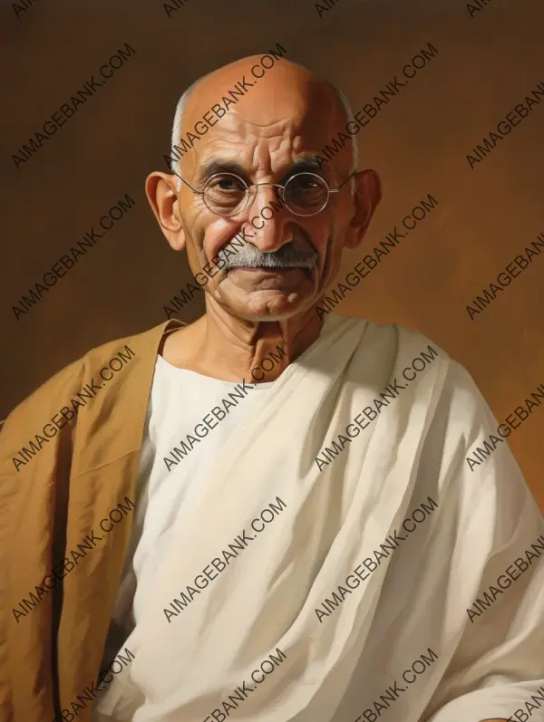 Portraying Gandhi&#8217;s Peaceful Presence