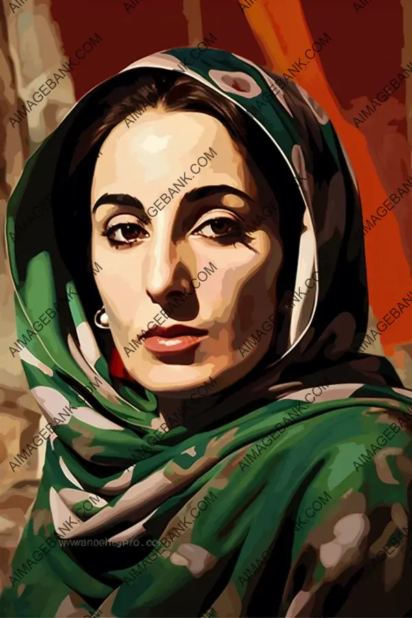 Benazir Bhutto: Portraying Leadership and Courage in Portraits