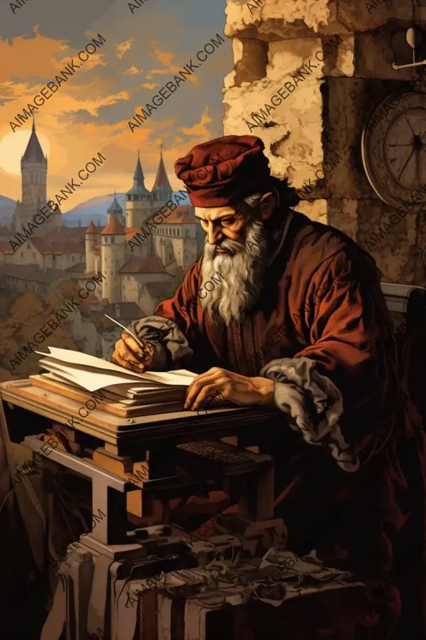 Artistic Depictions of Johannes Gutenberg&#8217;s Invention