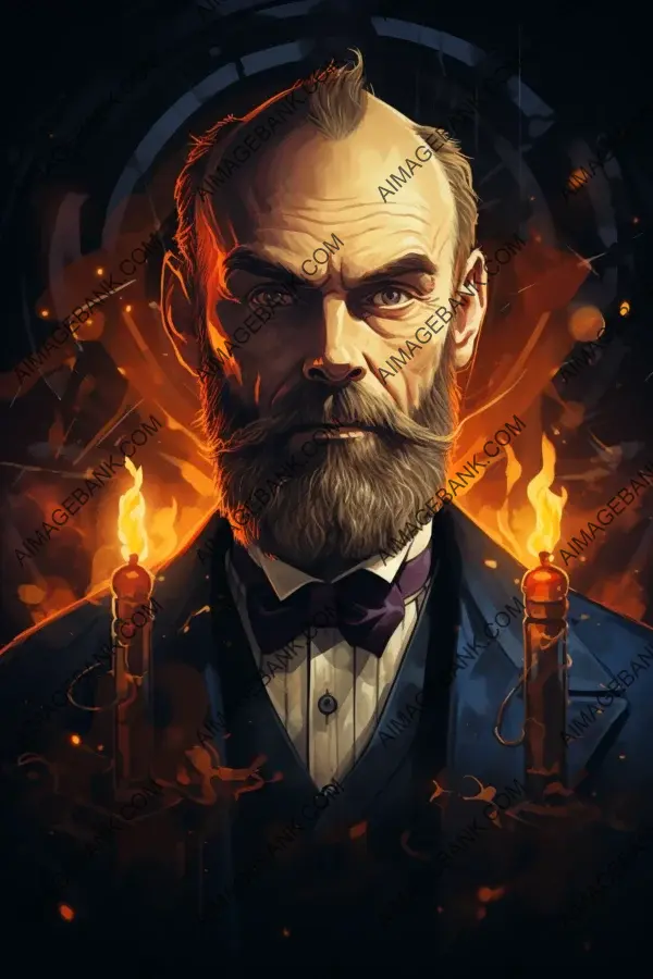 Alfred Nobel&#8217;s Inventor Persona in Artwork