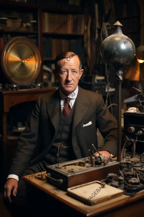 Guglielmo Marconi: Retro-Style Images of an Inventor